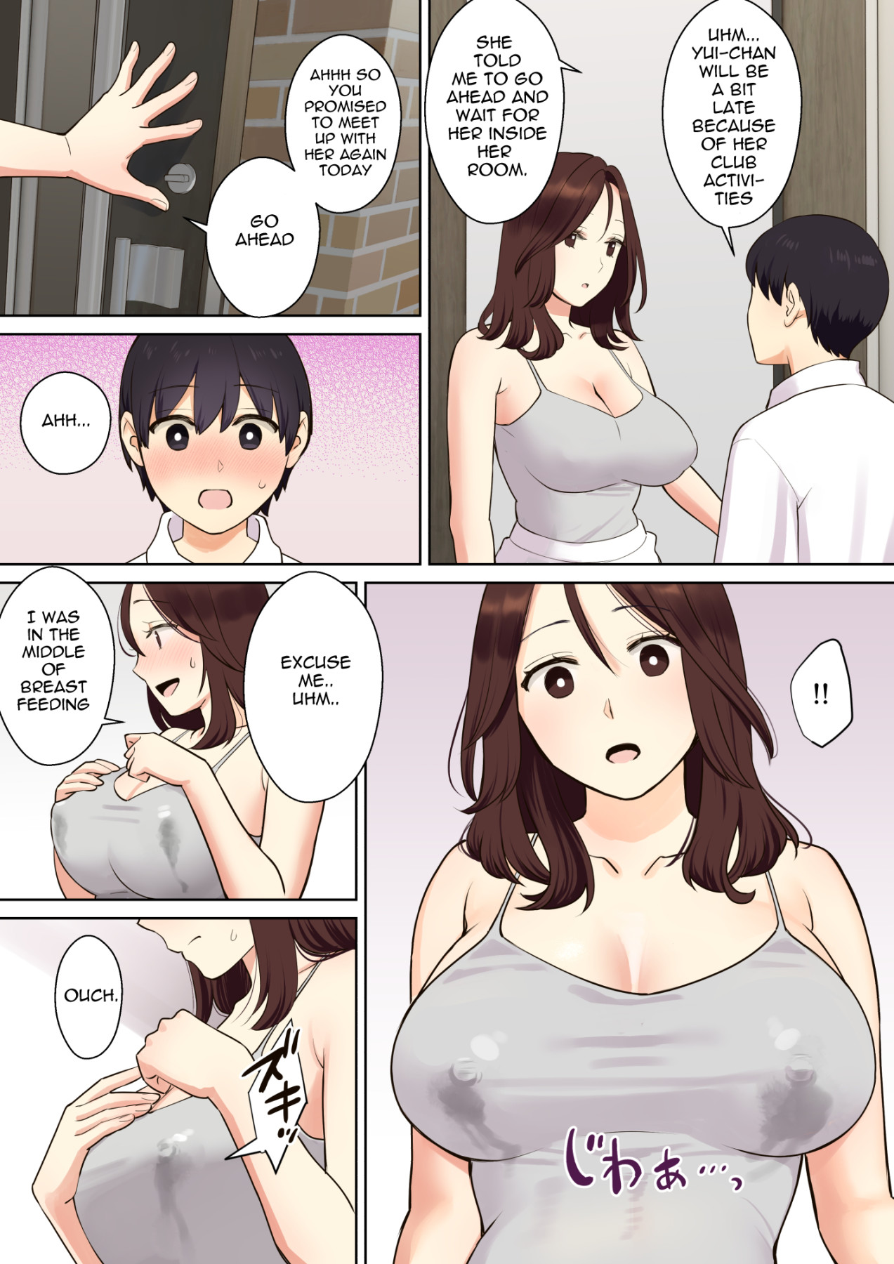 Hentai Manga Comic-A Story About a Boy Getting His Virginity Stolen by His (Girl) Friend's Mom 1-Read-17